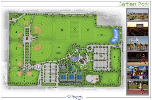 Settlers Park Map